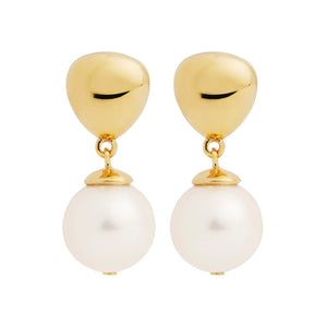 Najo Earrings Gold Najo Islander Pearl Earring