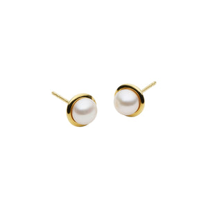 Najo Earrings Gold Najo Moonbeam Pearl Stud Earrings