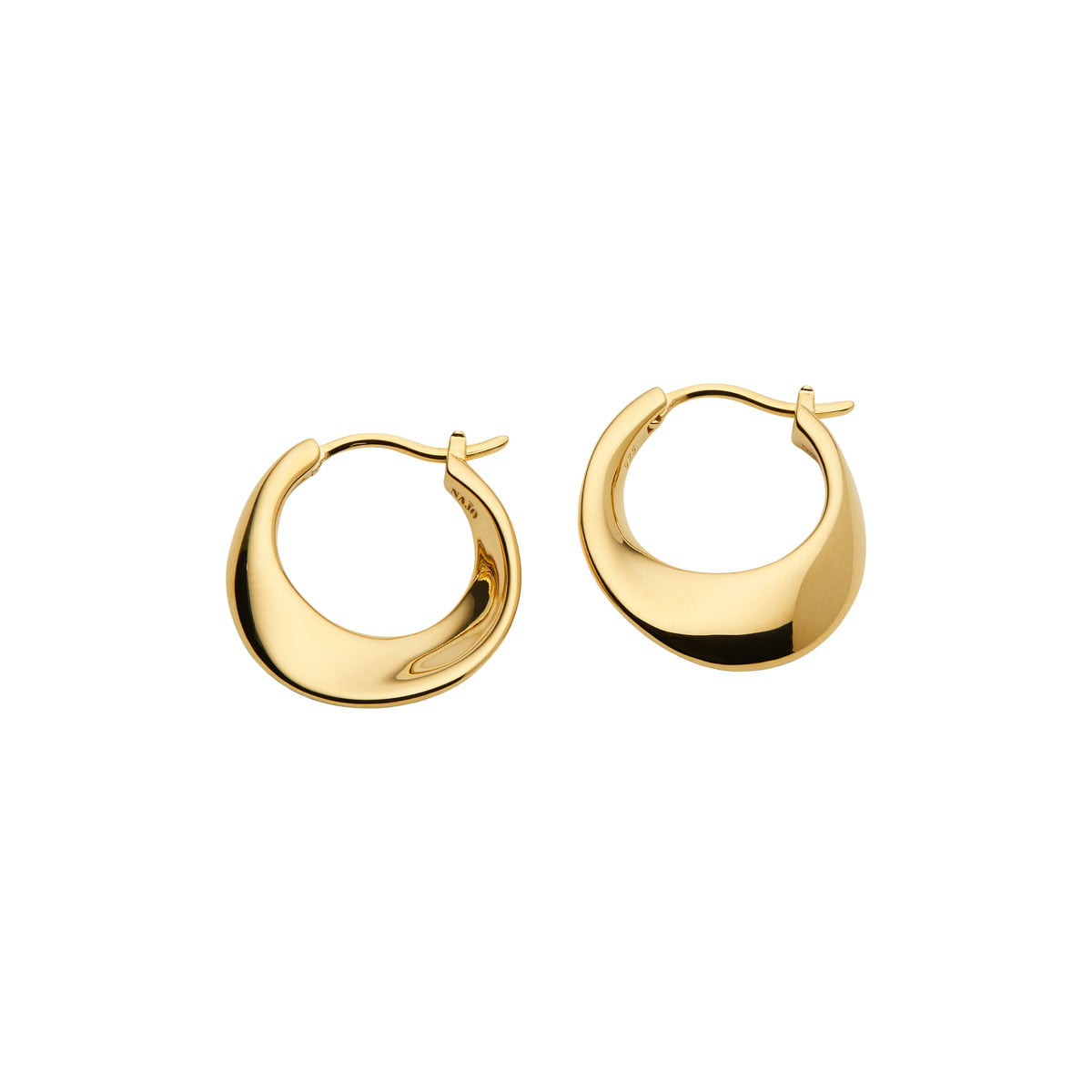 Najo Earrings Gold Najo Rise Crescent Hoop Earrings – Gold & Silver