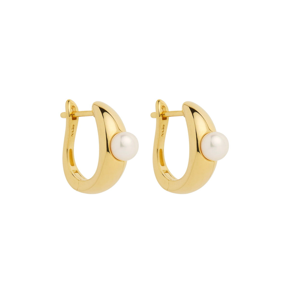 Najo Earrings Gold Najo Tropica Pearl Earring