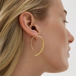 Najo Earrings Najo Arc Drop Earrings – Gold & Silver