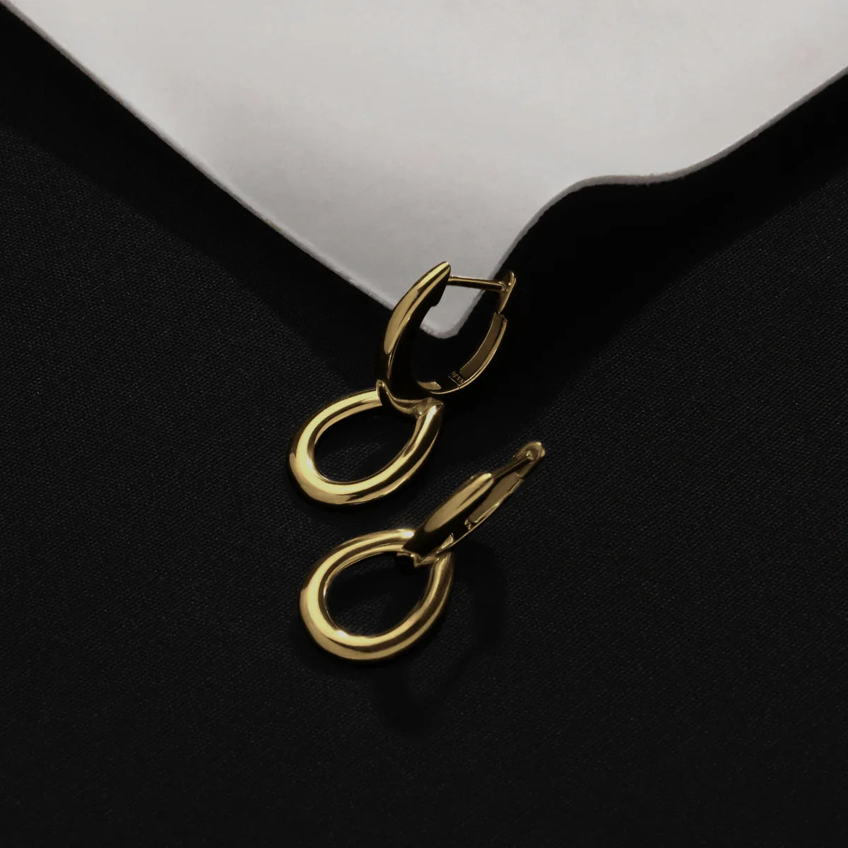 Najo Earrings Najo Astra Drop Huggie Earrings – Gold & Silver