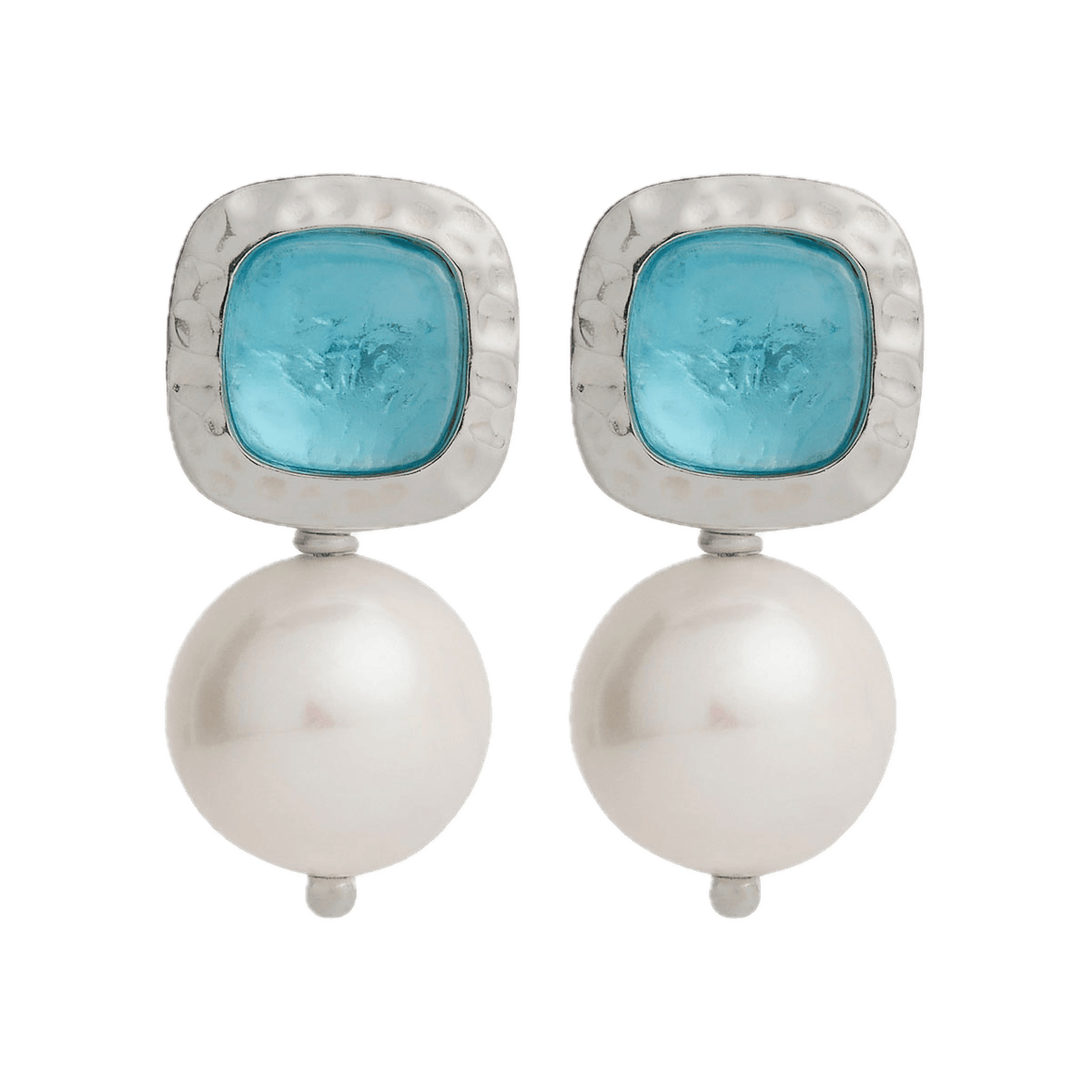 Najo Earrings Najo Blue Lagoon Pearl Earring