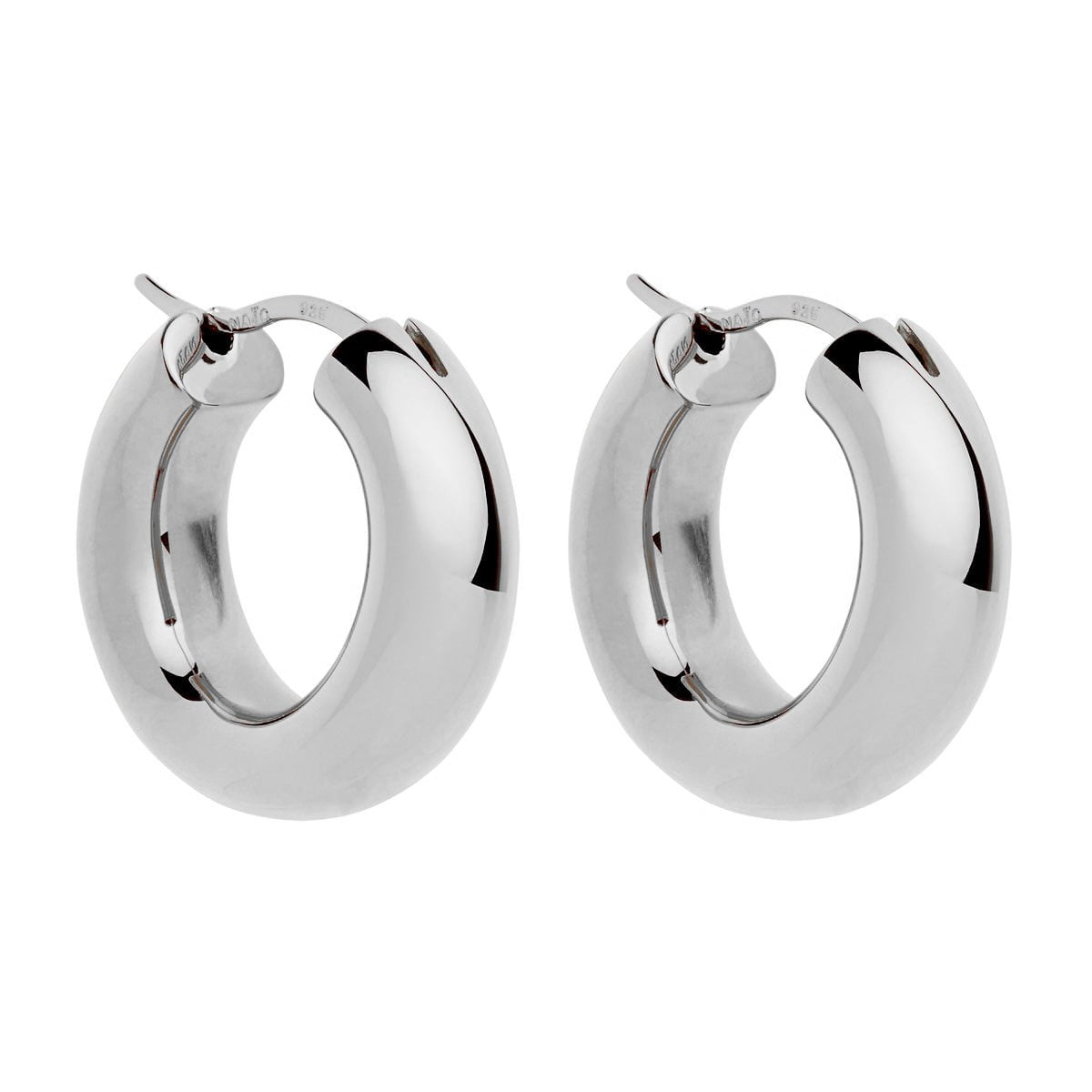 Najo Earrings Najo Cocoon Silver Hoop Earring