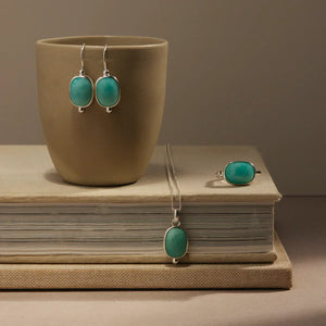 Najo Earrings Najo Fleur Amazonite Earrings