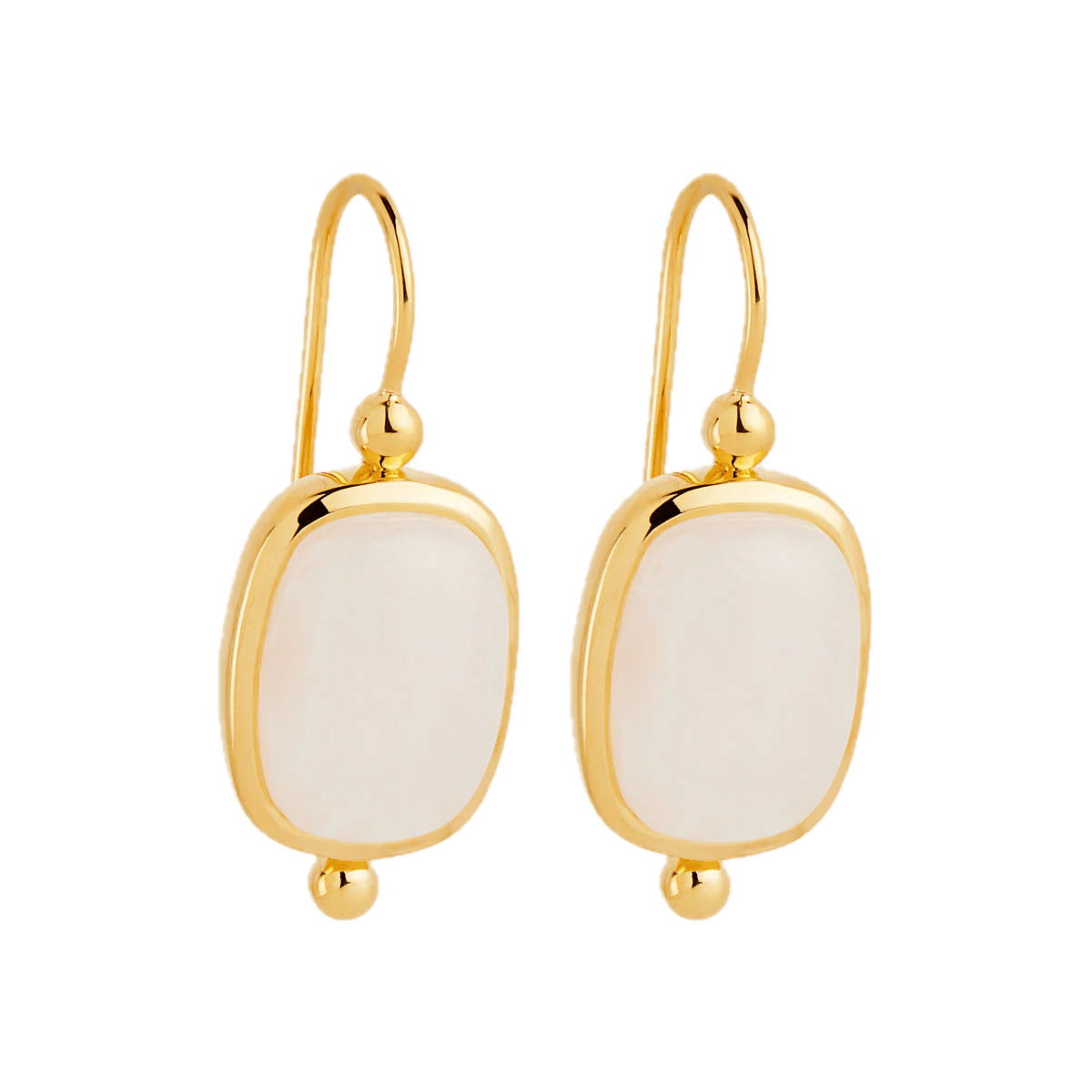 Najo Earrings Najo Fleur Rainbow Moonstone Earrings