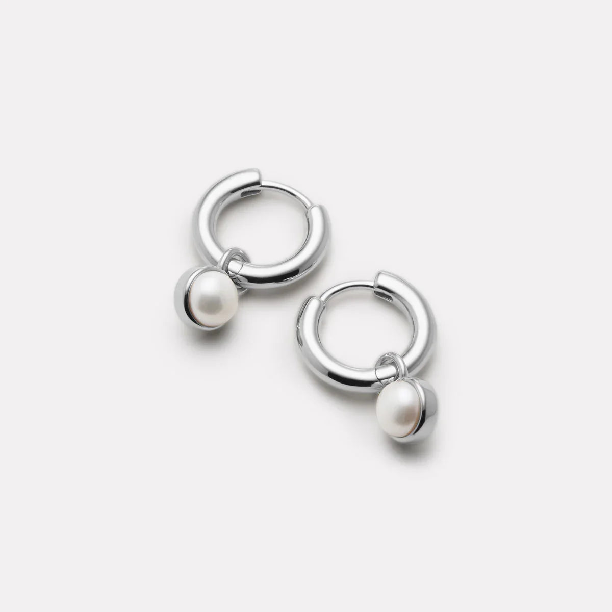 Najo Earrings Najo Heavenly Pearl Earrings – Sterling Silver & Gold Plated
