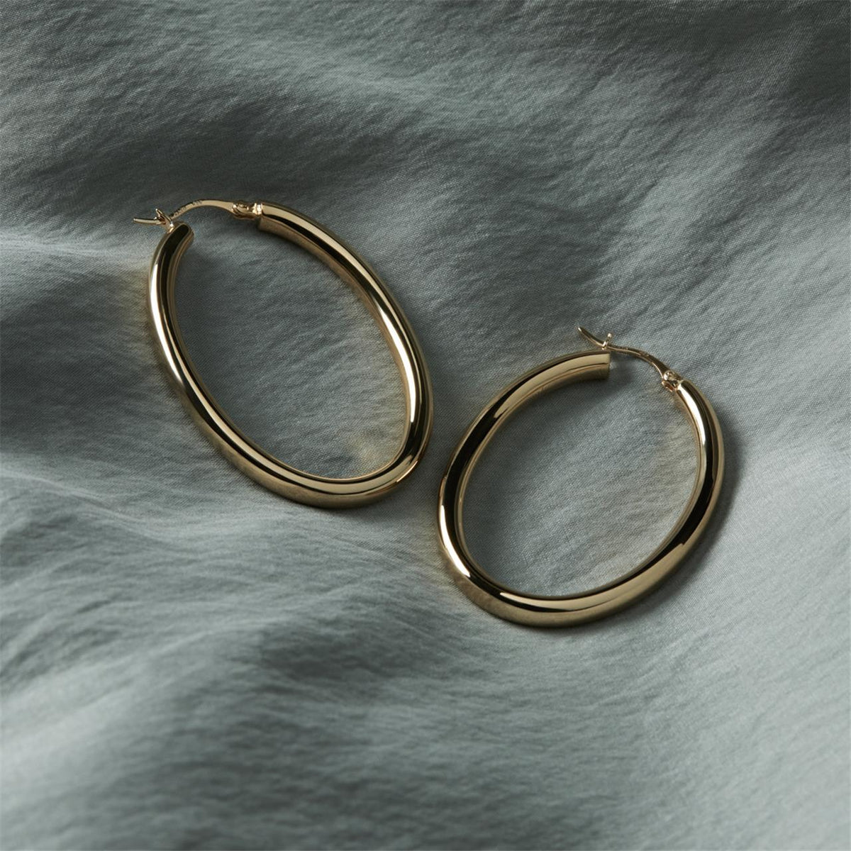Najo Earrings Najo Hollow Tube Oval