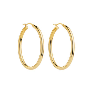 Najo Earrings Najo Hollow Tube Oval
