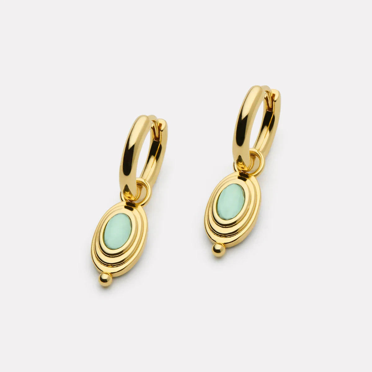 Najo Earrings Najo Horizon Blue Topaz Earrings
