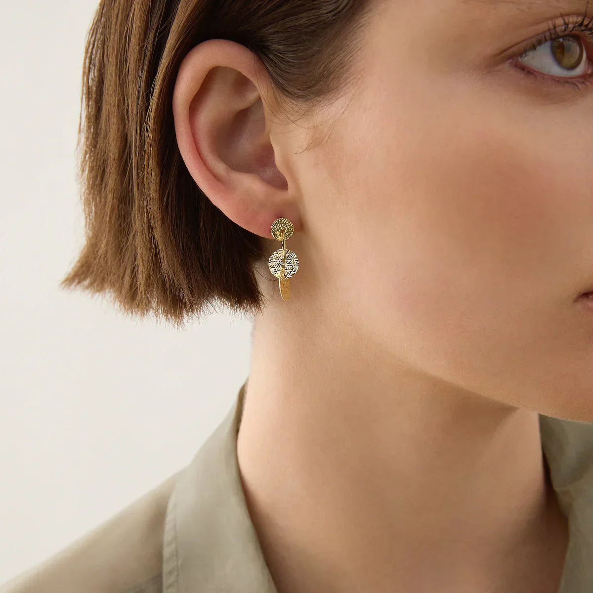 Najo Earrings Najo Milleluci Circular Earrings
