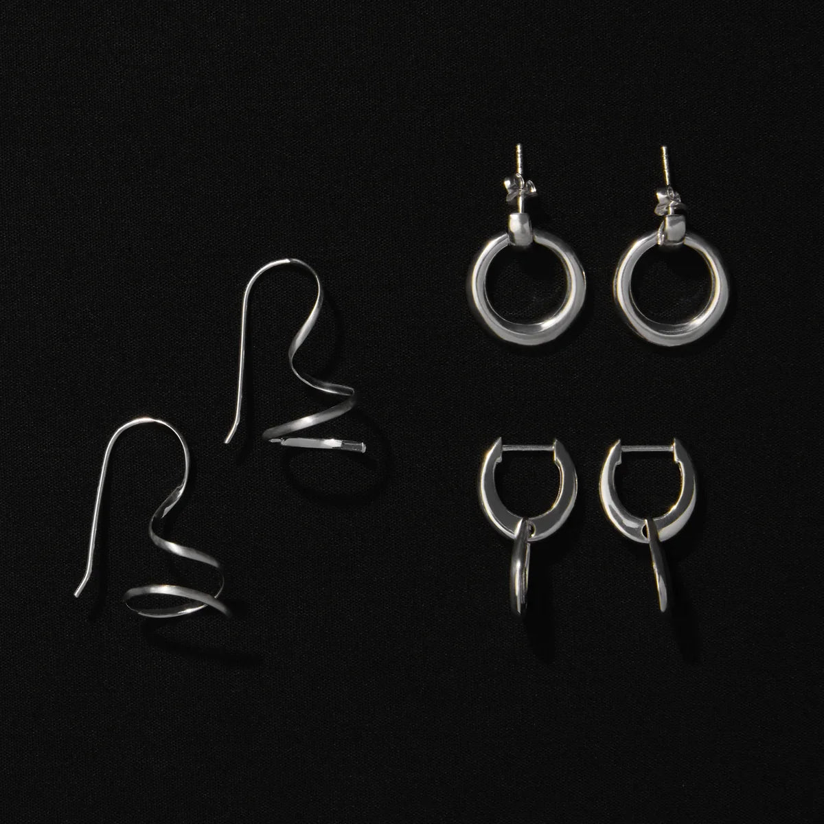 Najo Earrings Najo Mist Donut Drop Earrings – Gold & Silver