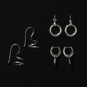 Najo Earrings Najo Mist Donut Drop Earrings – Gold & Silver
