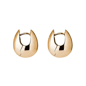 Najo Earrings Najo Mode Yellow Gold Huggie Earring