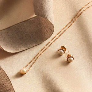 Najo Earrings Najo Moonbeam Pearl Stud Earrings