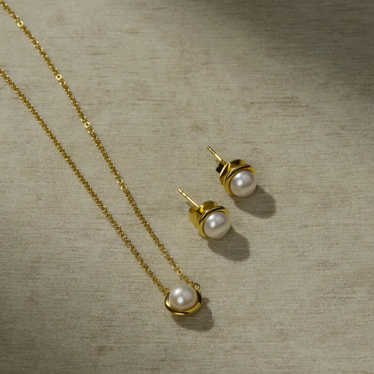 Najo Earrings Najo Moonbeam Pearl Stud Earrings