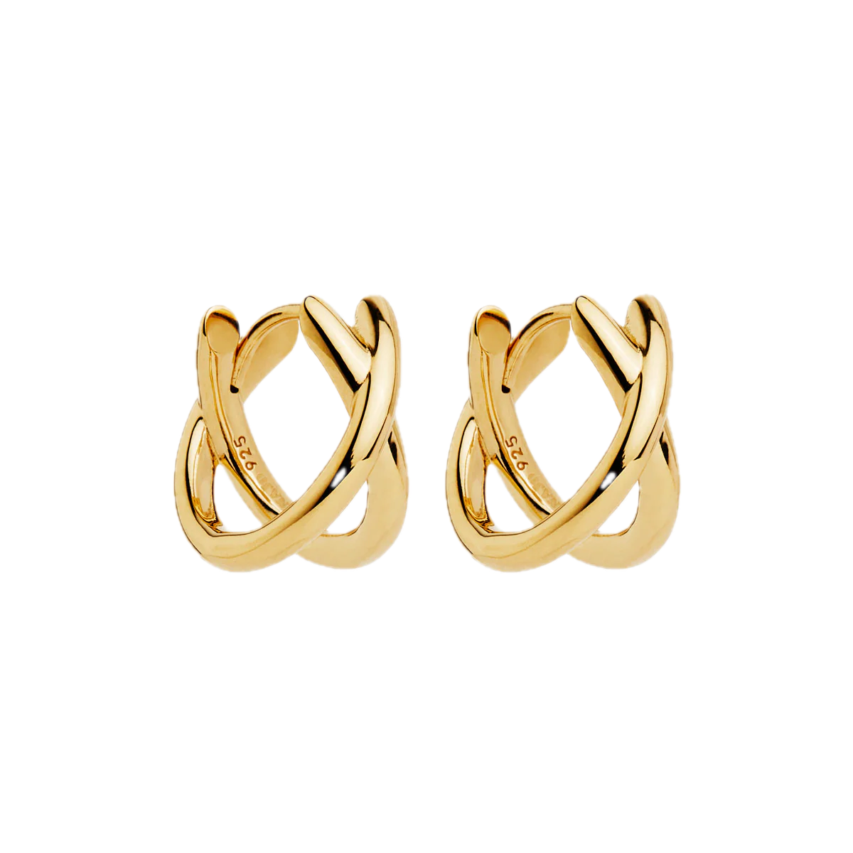 Najo Earrings Najo Moonkiss Huggie Earrings Gold