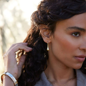 Najo Earrings Najo My Silent Tears Earring Yellow