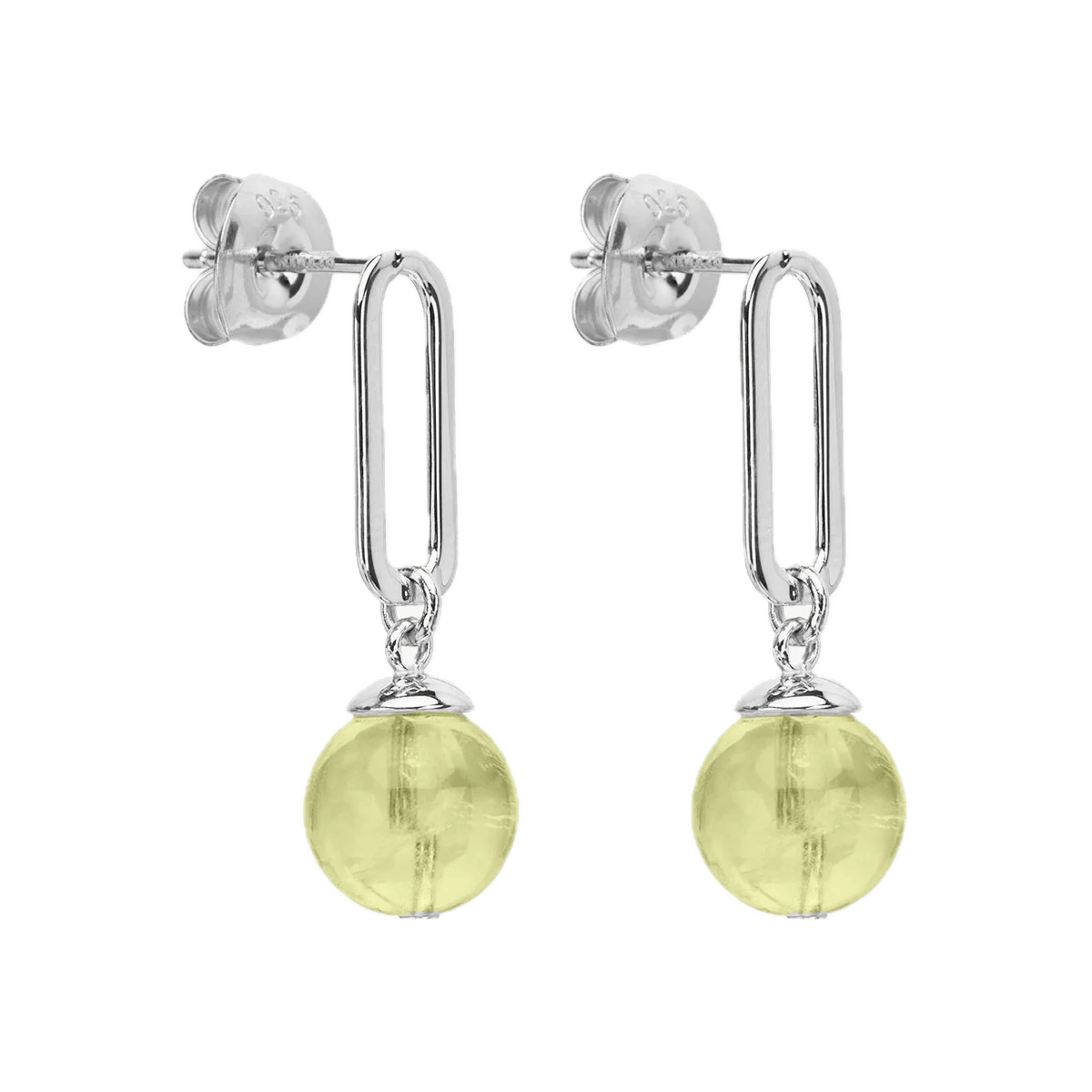 Najo Earrings Najo Natura Prehnite Earrings