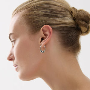 Najo Earrings Najo Rise Crescent Hoop Earrings – Gold & Silver