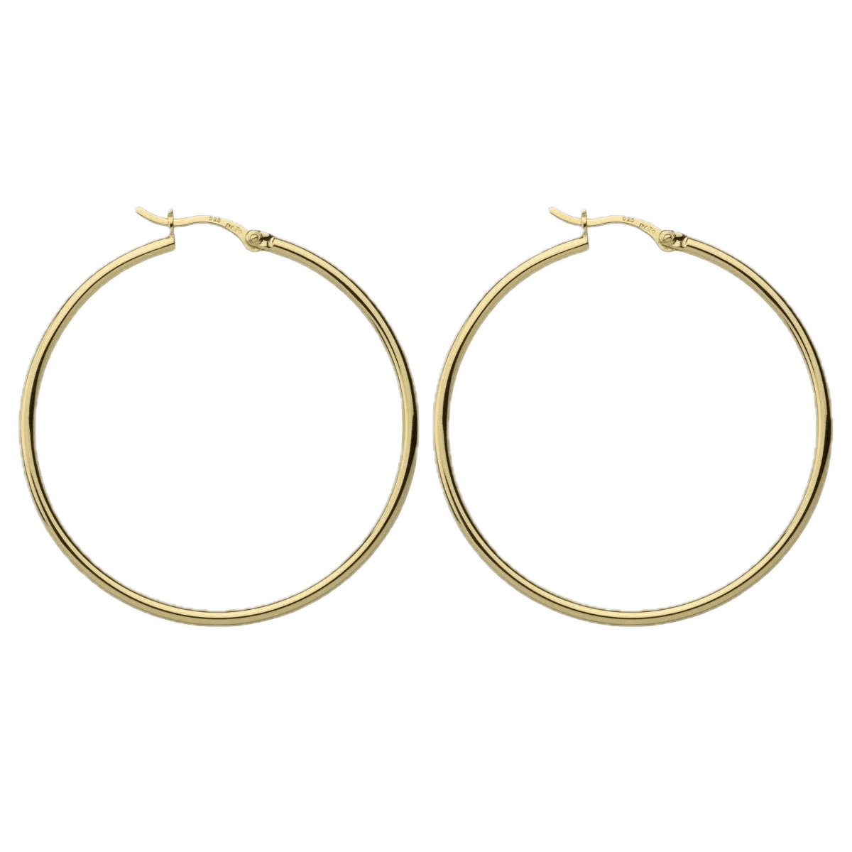 Najo Earrings Najo Simple Hoop 2x45mm