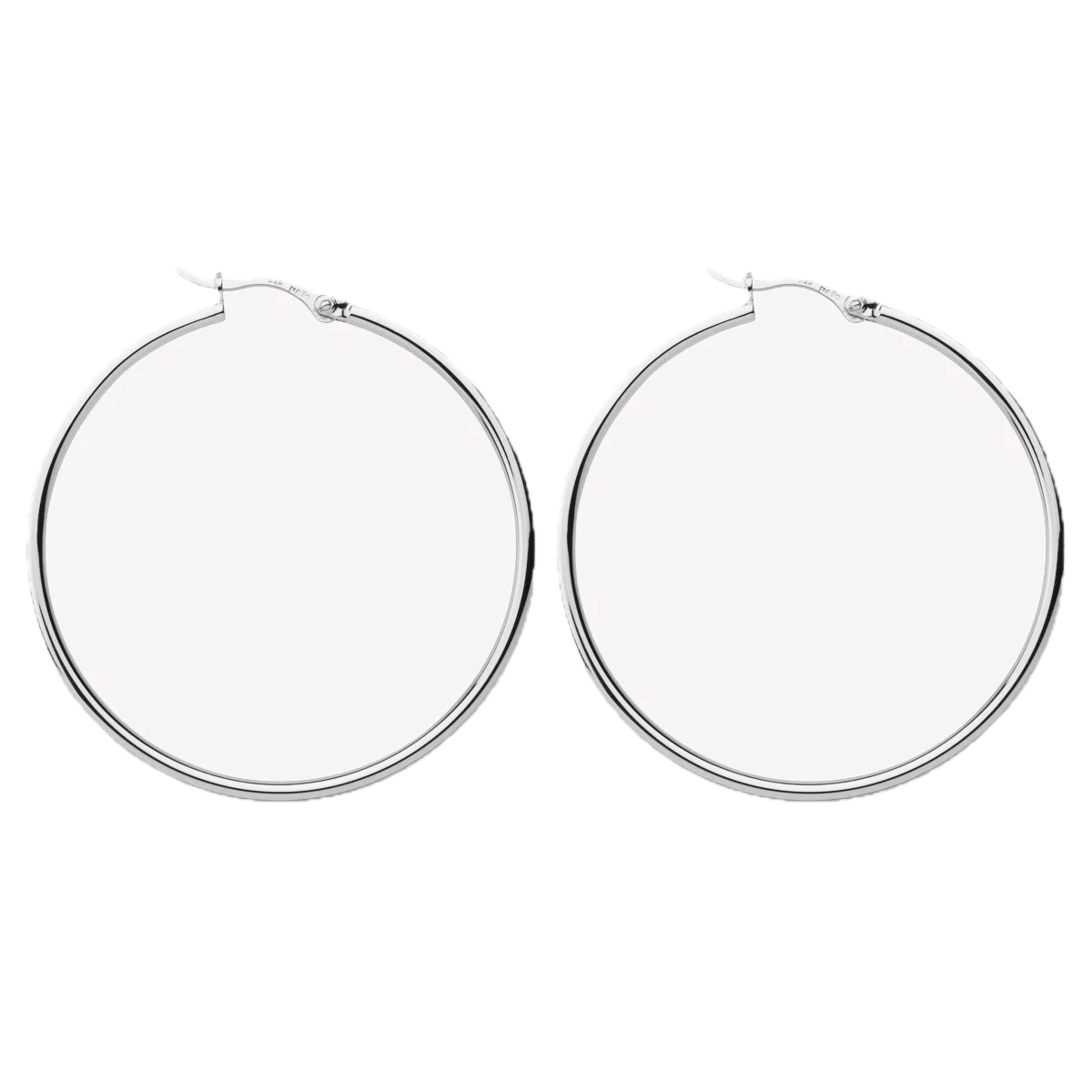 Najo Earrings Najo Simple Hoop 2x45mm