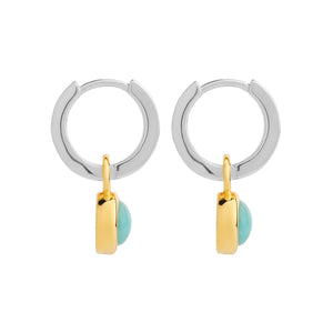 Najo Earrings Najo Solace 2 tone amazonite