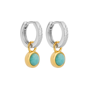 Najo Earrings Najo Solace 2 tone amazonite