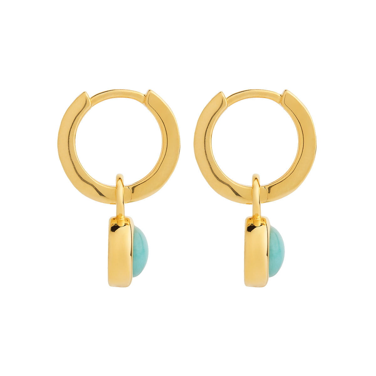 Najo Earrings Najo Solace Yellow Gold Amazonite