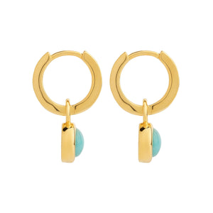 Najo Earrings Najo Solace Yellow Gold Amazonite