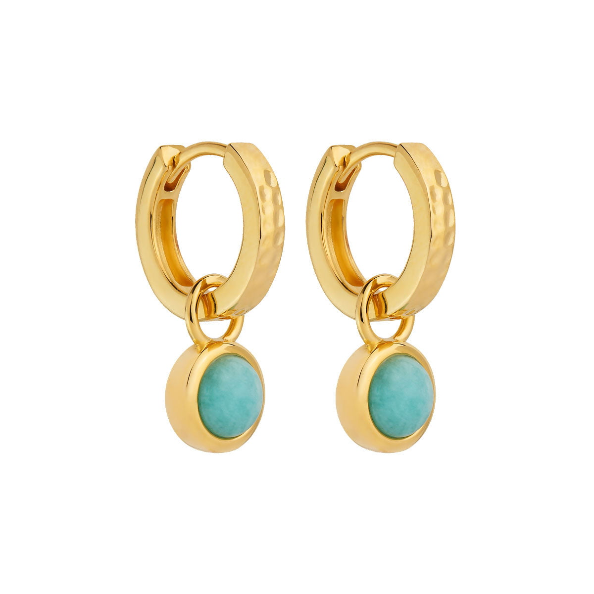 Najo Earrings Najo Solace Yellow Gold Amazonite