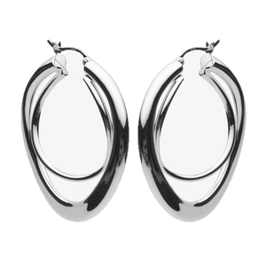 NAJO Earrings Najo Strudel Hoop silver