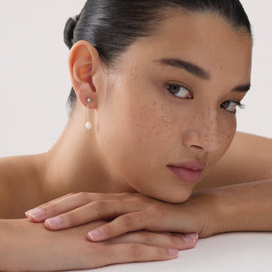 Najo Earrings Najo Tidal Whisper Single Pearl Earring