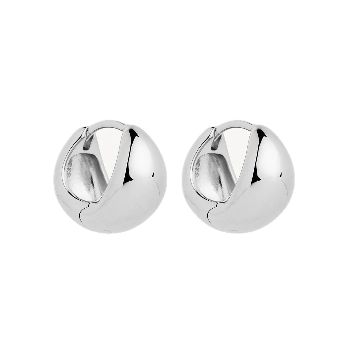 Najo Earrings Silver Najo La Muse Huggie Earrings