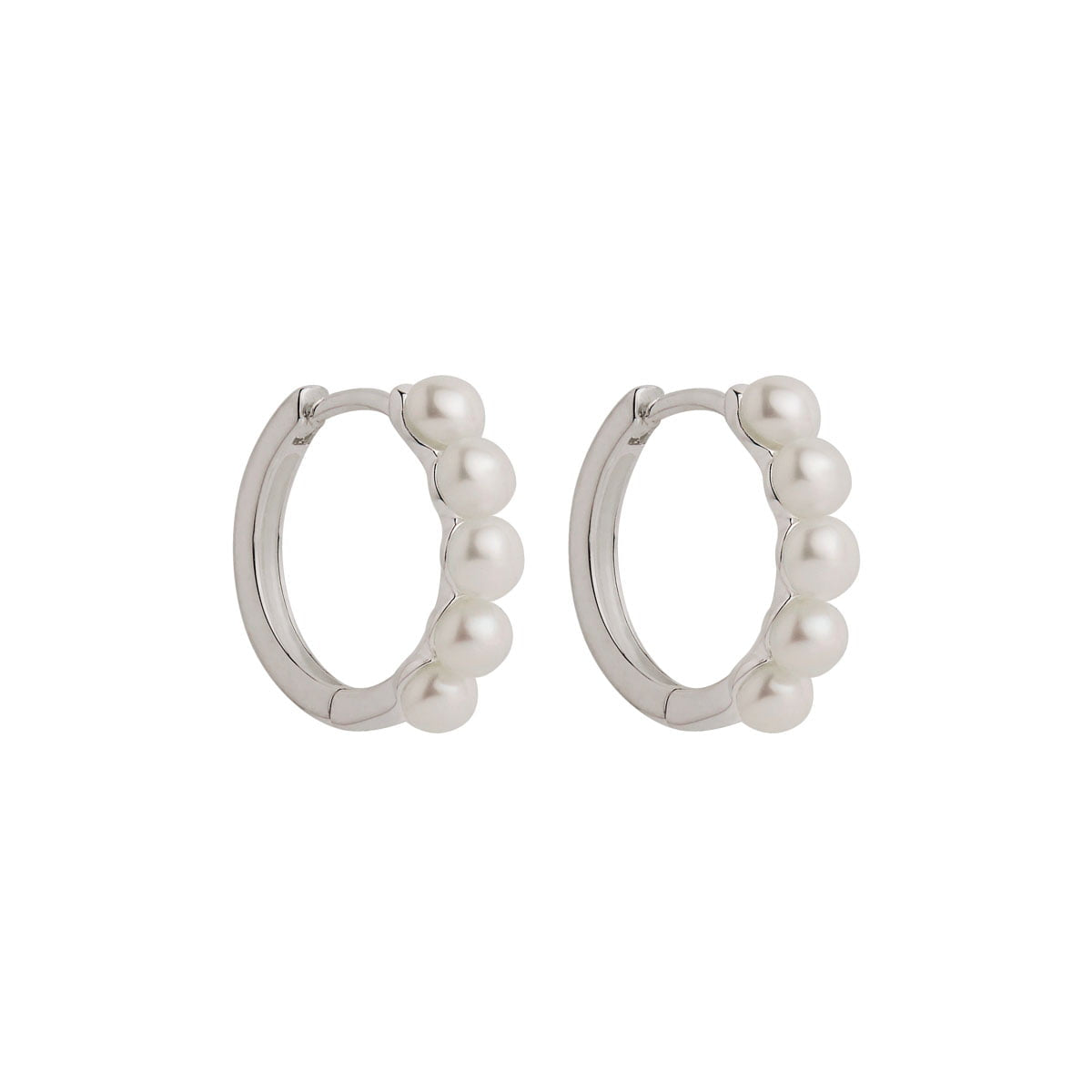 Najo Earrings Silver Najo Mermaid Pearl Earring