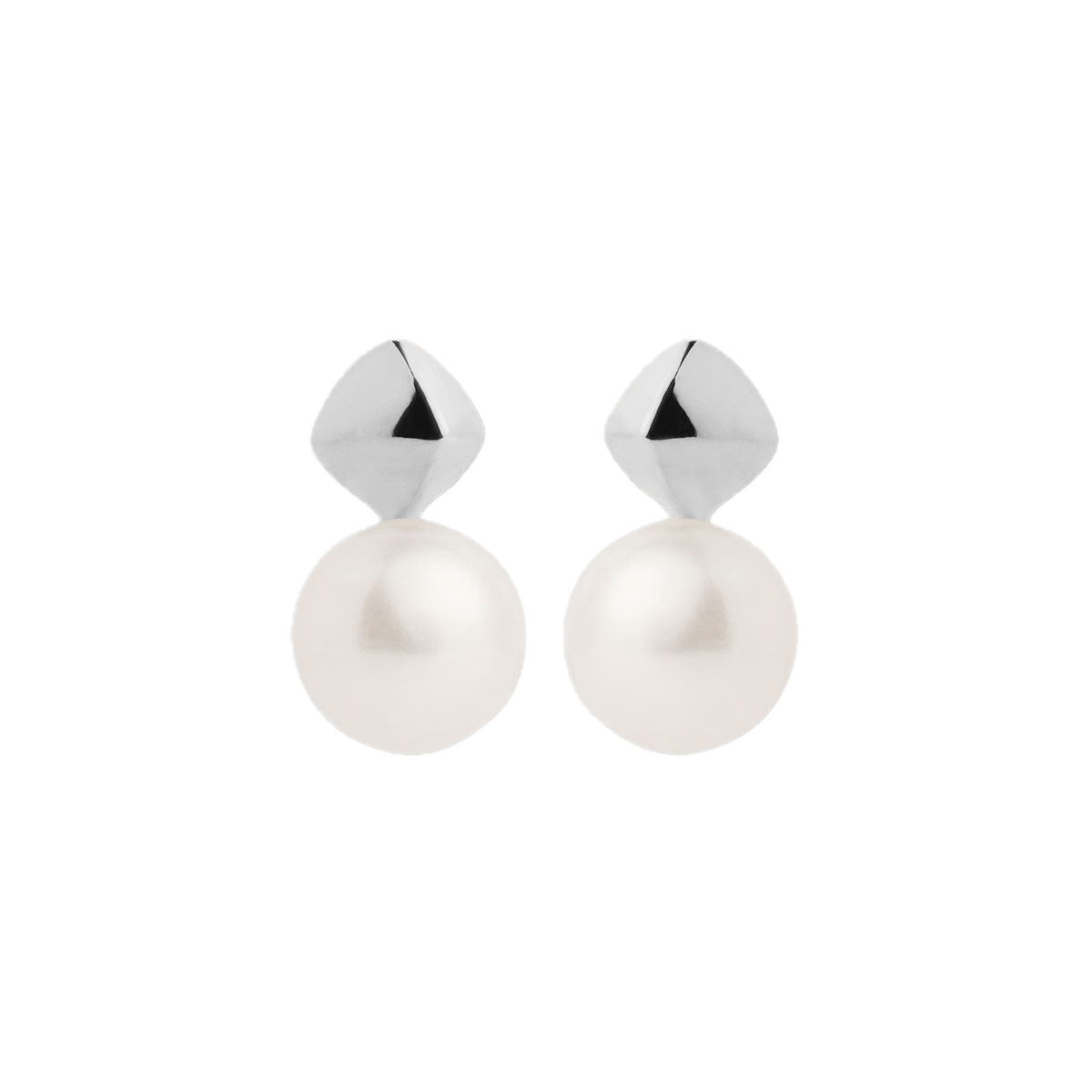 Najo Earrings Silver Najo Mirage Pearl Earrings