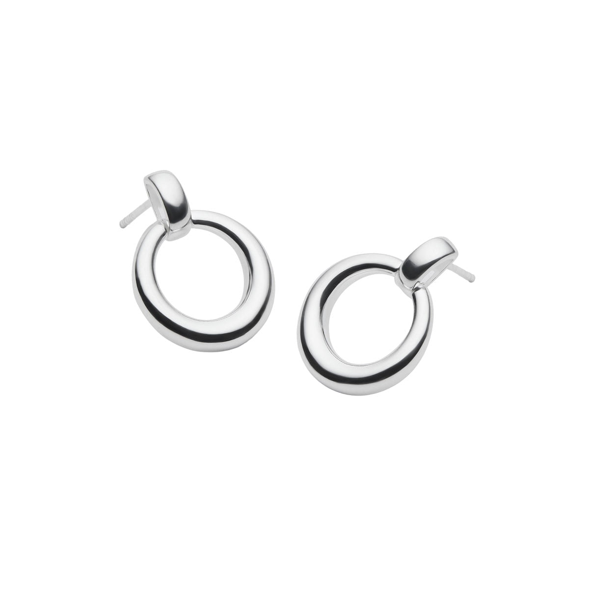 Najo Earrings Silver Najo Mist Donut Drop Earrings – Gold & Silver
