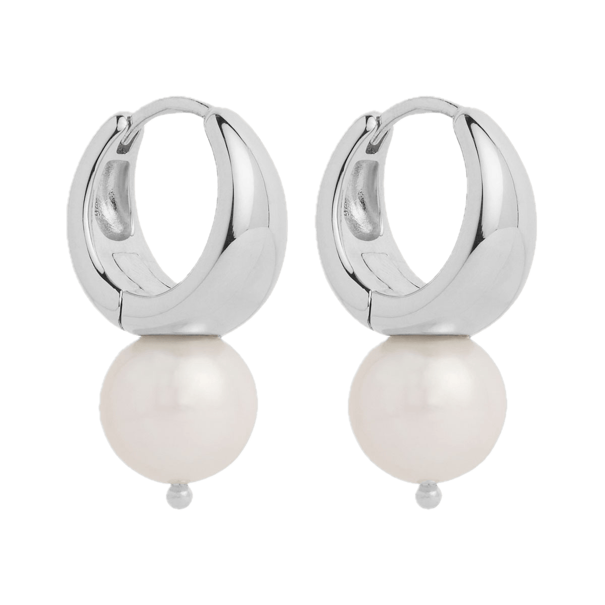 Najo Earrings Silver Najo Solana Pearl Earrings