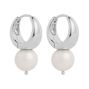 Najo Earrings Silver Najo Solana Pearl Earrings