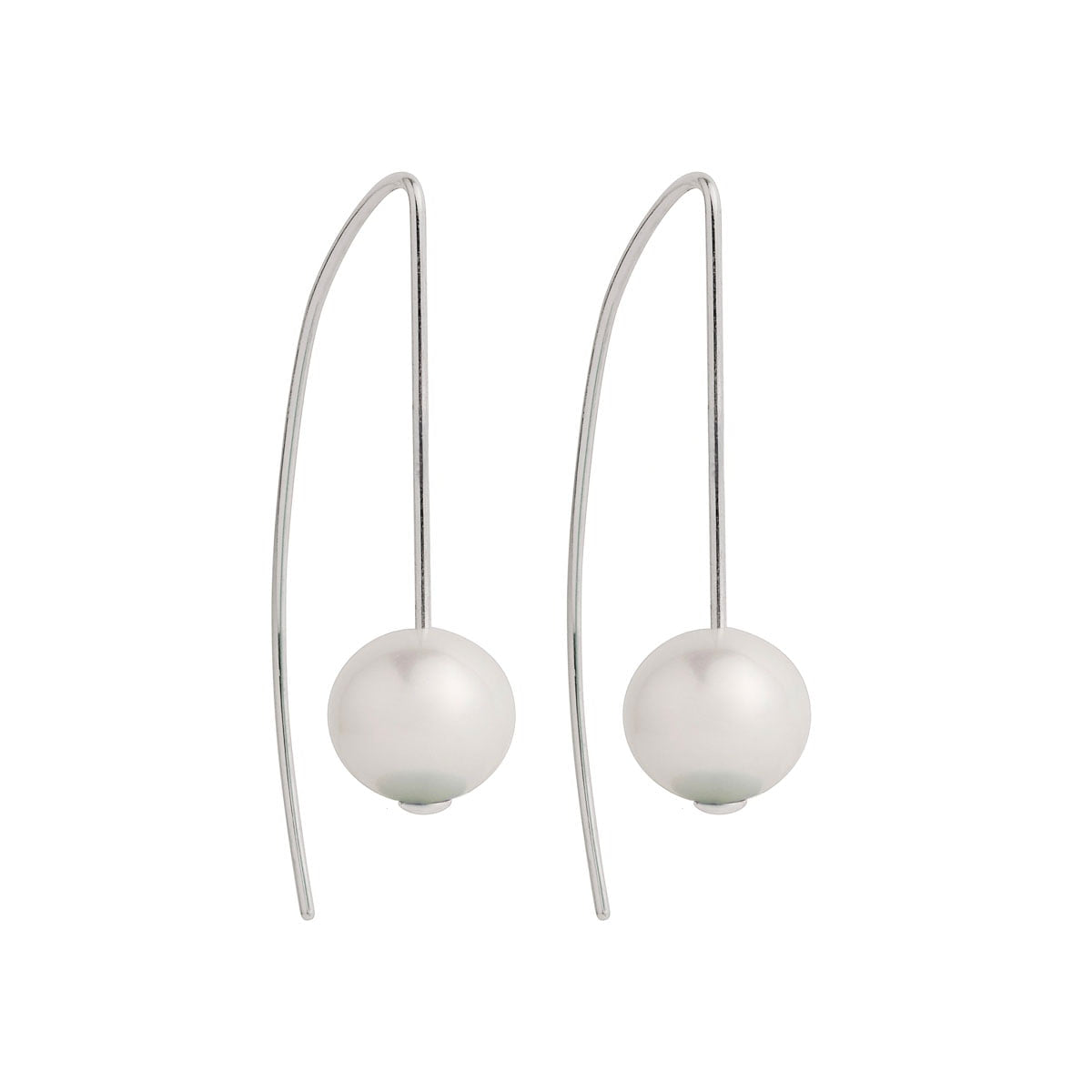 Najo Earrings Silver Najo The Cove Pearl Earring