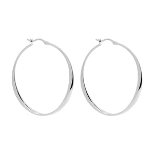 Najo Earrings Silver Najo Vespa Hoop Earring