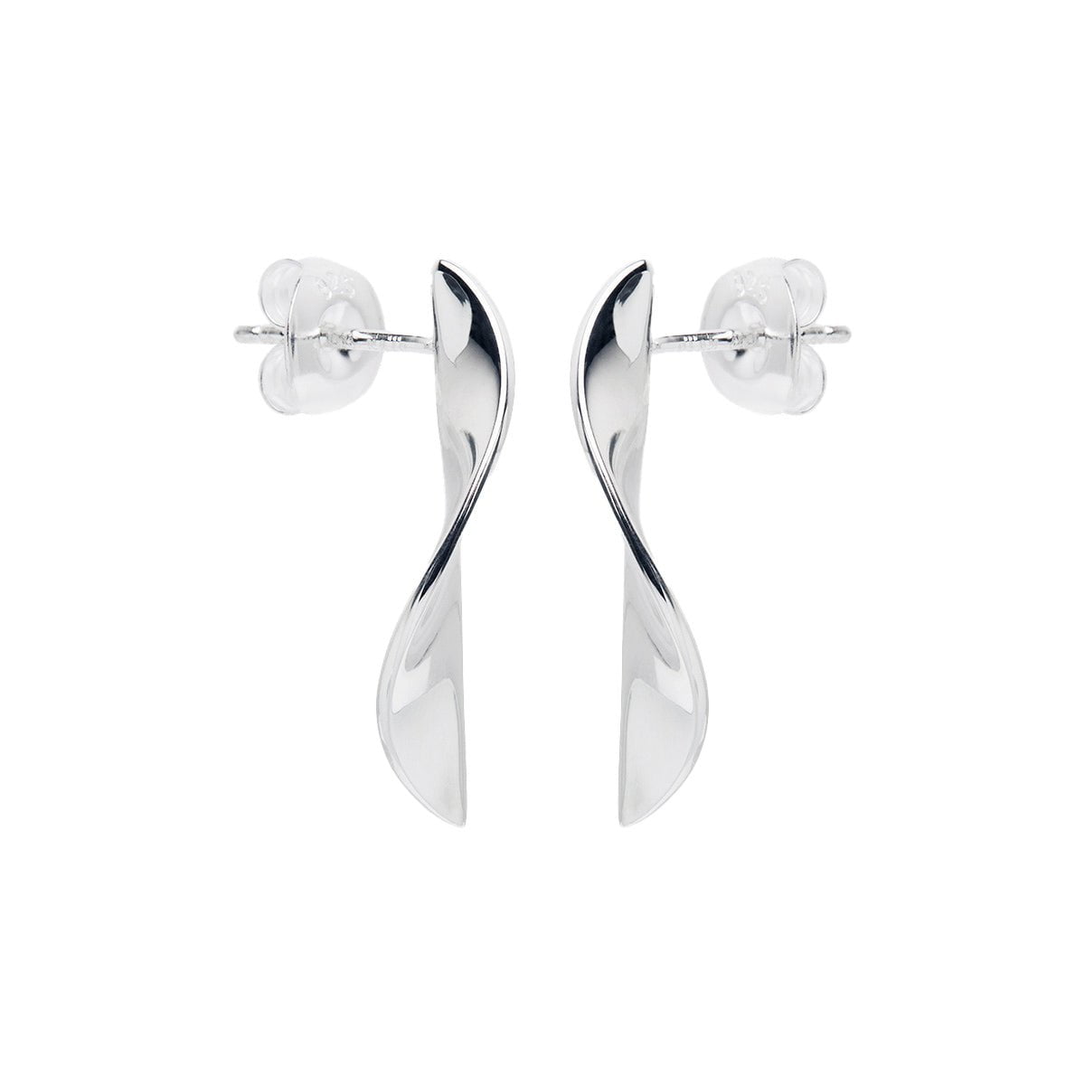 Najo Earrings Silver Ocean Trail Earrings
