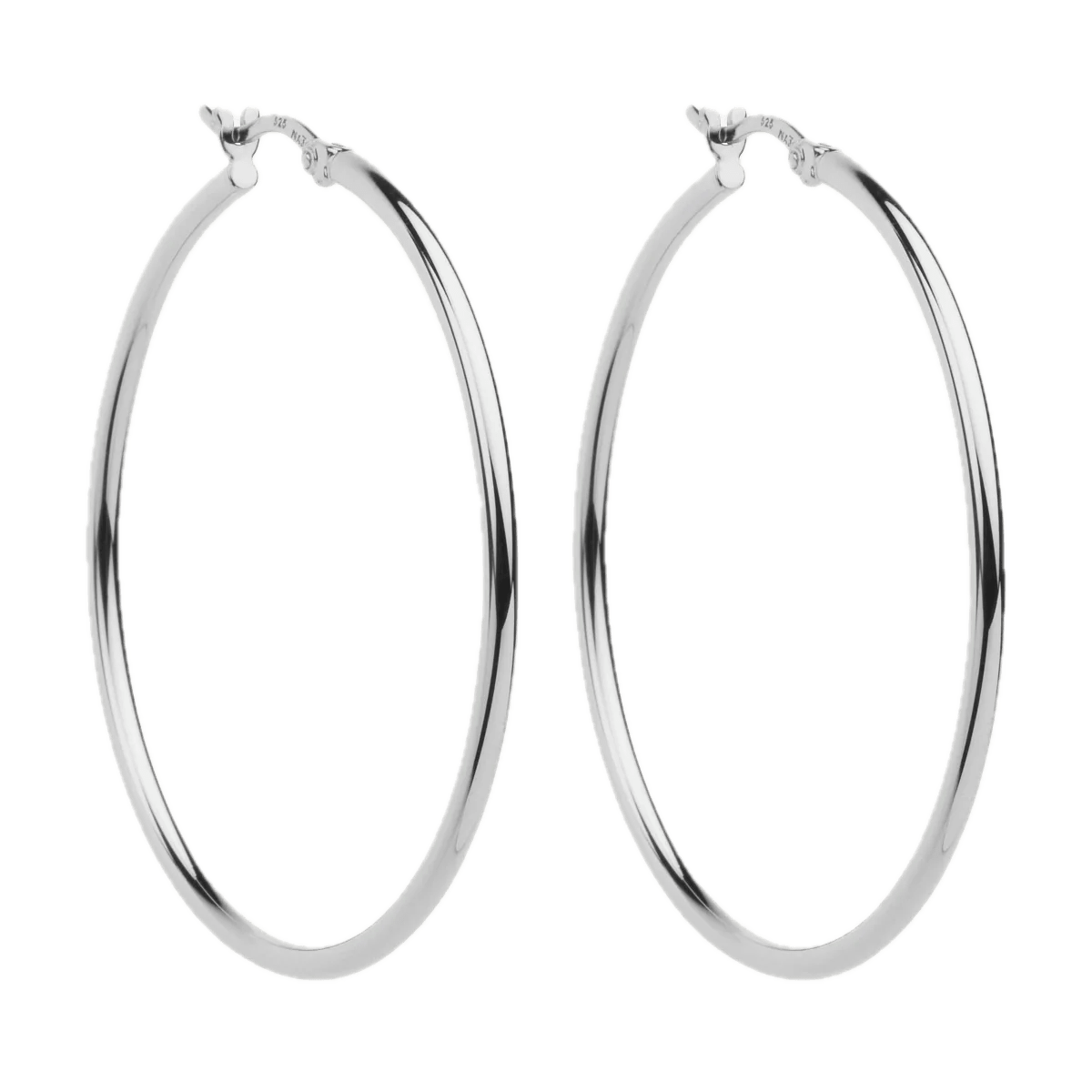 Najo Earrings Silver / Gold Najo Simple Hoop 2x45mm