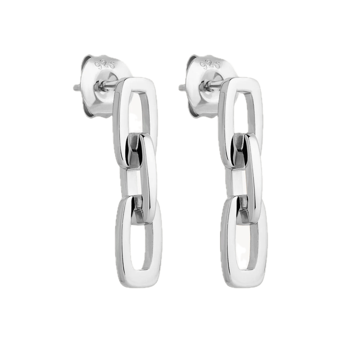 Najo Earrings Silver / Silver Najo The Marchioness Chain Earrings