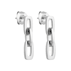 Najo Earrings Silver / Silver Najo The Marchioness Chain Earrings