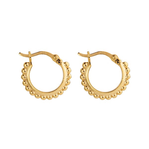 Najo Earrings Yellow Gold Najo Chia Hoop Earrings