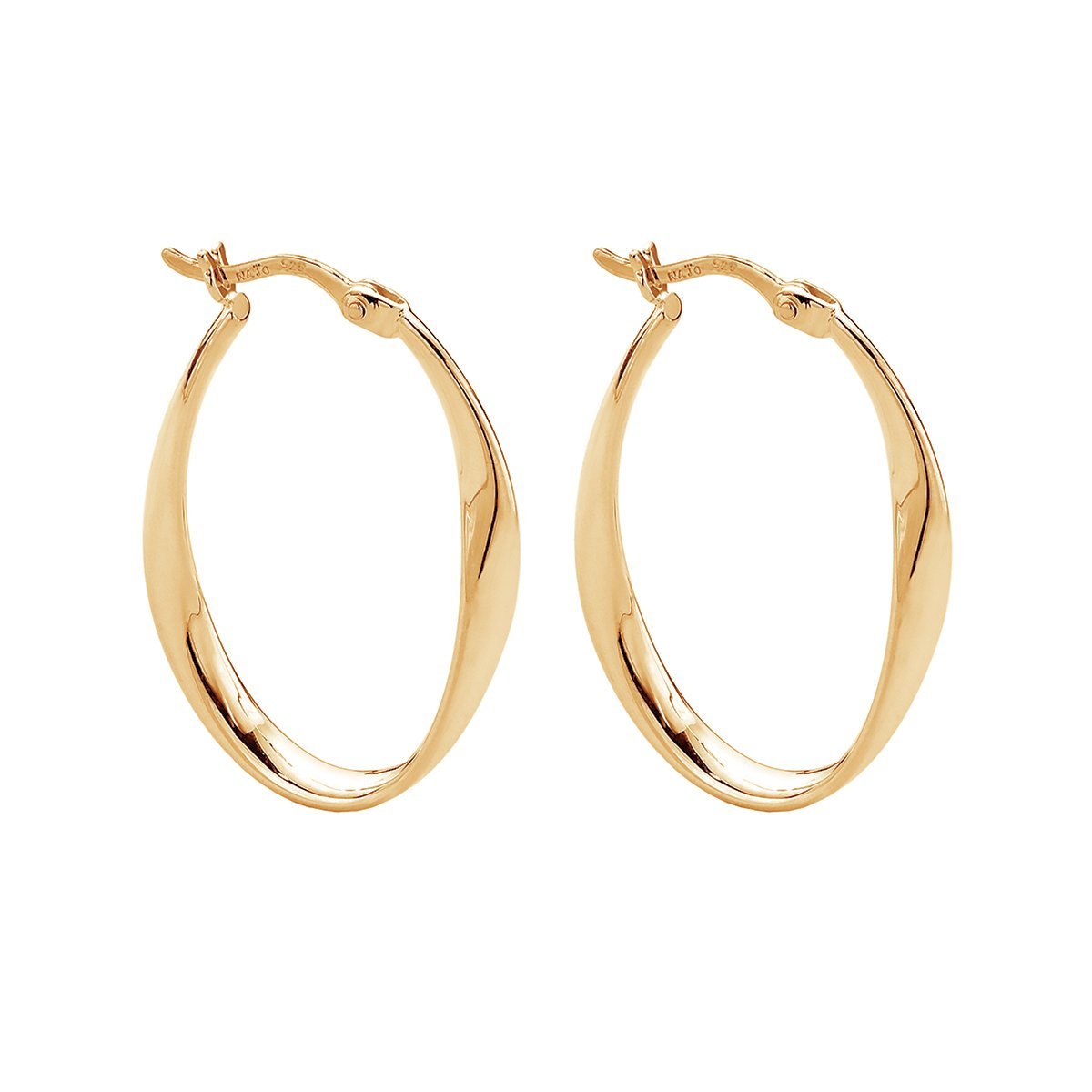 Najo Earrings Yellow Gold Najo Cinta Hoop