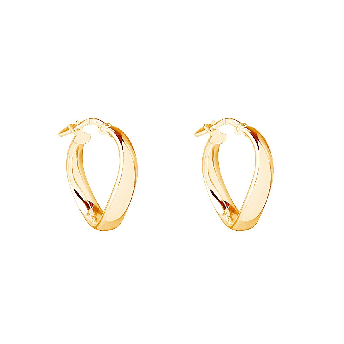 Najo Earrings Yellow Gold Najo Eddy Hoop