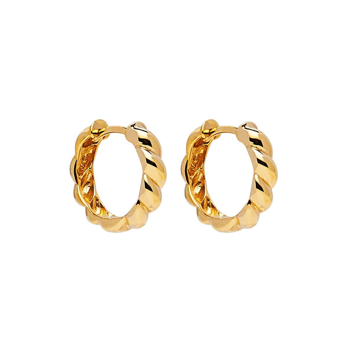 Najo Earrings Yellow Gold Najo Zippy Twist earrings