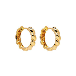 Najo Earrings Yellow Gold Najo Zippy Twist earrings